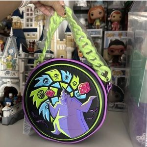 Disney Nightmare Before Christmas Oogie Boogie Round Crossbody Bag by Loungefly